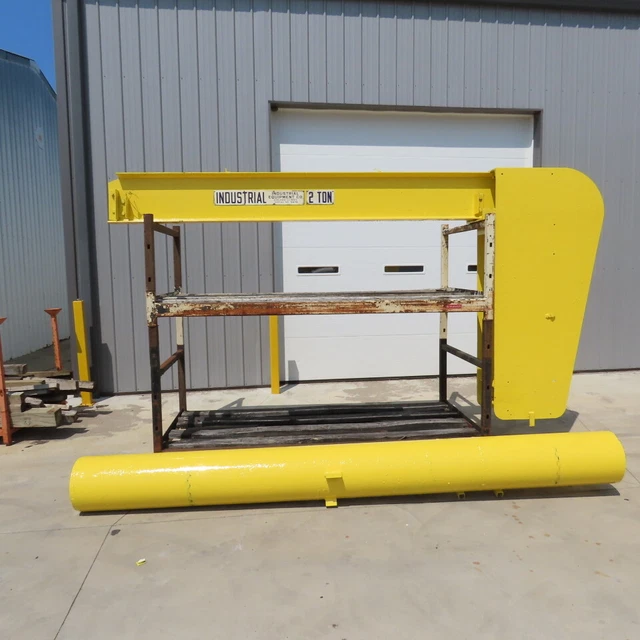 Industrial Equipment 2 Ton Capacity Free Standing Jib Crane 11' Swing 9' Travel