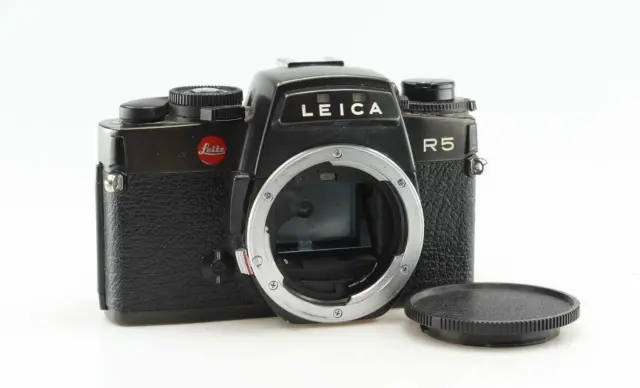 Leica R5 negro negro con pared posterior de datos DB2 cámara Camera Body Leitz 95088