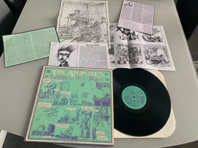 THE APOSTLES..HYMN TO PAN.. RARE USA FIRST ISSUE ALBUM + INSERTS..VOICE No.2