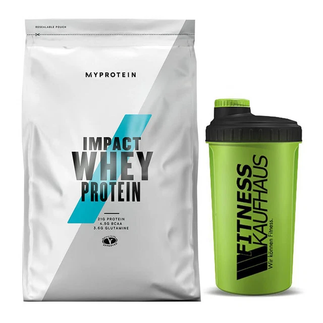 Myprotein Impact Whey Protein 2500g Eiweiss Geschmack wählbar + Shaker