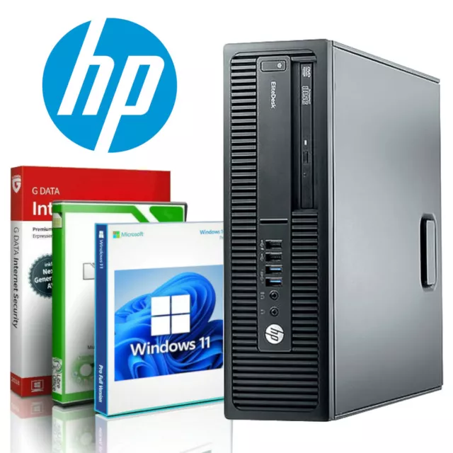 HP Mini PC AMD A4-7300B 2x 4.00GHz 8GB 128GB SSD Radeon HD8470D Windows 11 Pro