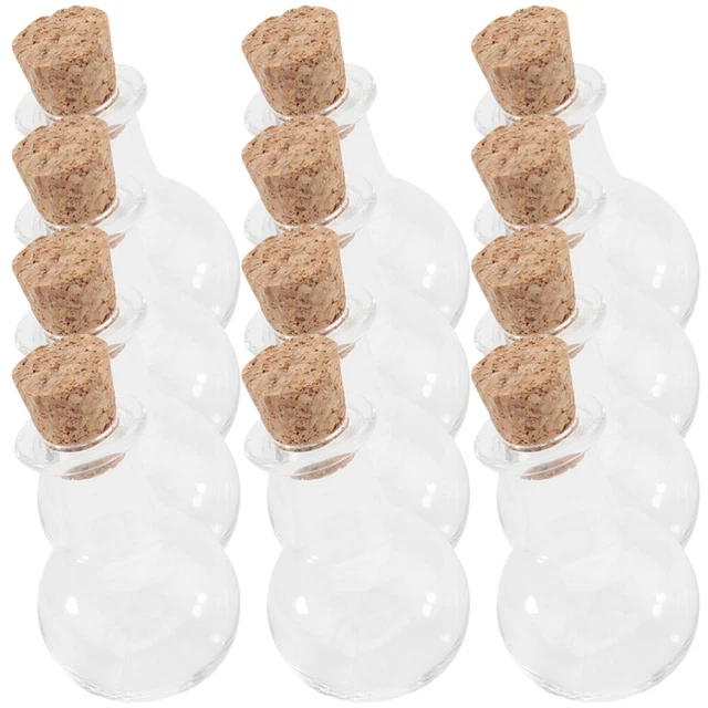 200Pcs Dekorative Glas Glas Flaschen Mit Kork Probe Flaschen Für Hause Freunde 10