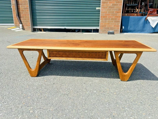 Beautiful Mid-Century Modern Lane Perception Walnut Coffee Table L@@K