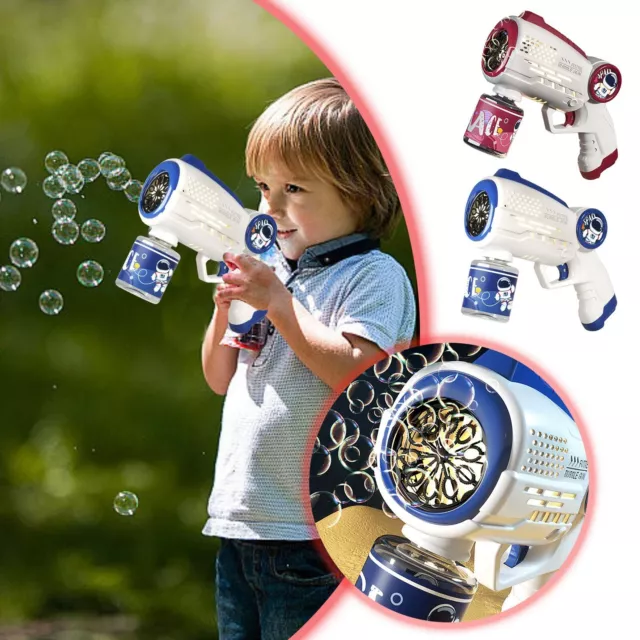 Automatic Bubble Toy Creative Electric Handheld Bubble Machine Does Not Leak