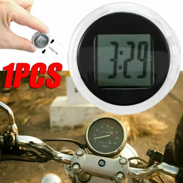 1PC Universel Imperméable Mini Horloge Numérique Autocollant for Moto