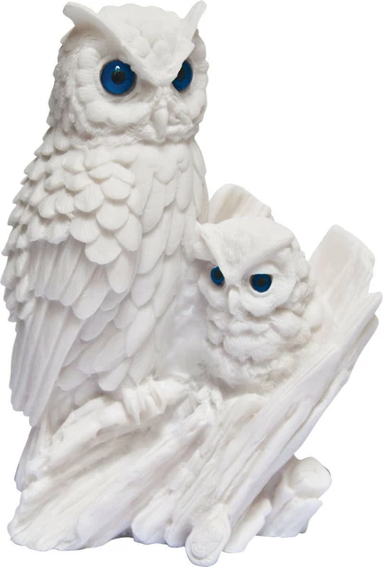 The Οwl of Greek Goddess Athena Symbol of Wisdom and Education Alabaster Statue