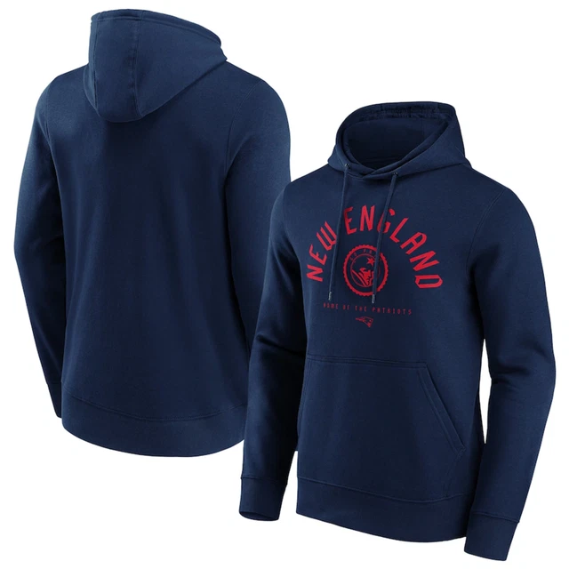 New England Patriots Hoodie (Size XL) Men's NFL College Stamp Hoodie - New