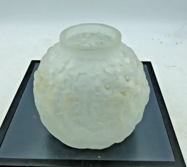 Petit Vase Boule Verre Opaque