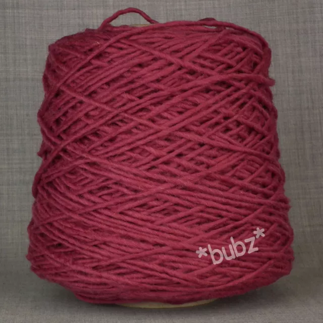 KLOBIGE REINE SHETLANDWOLLE MAULBEERE PINK 500g KEGEL 10 KUGELN STRICKEN WEBENGARN