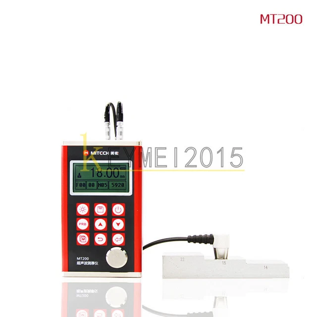 MT200 ULTRASONIC THICKNESS Gauge Meter Tester 300mm with RS232 Portable