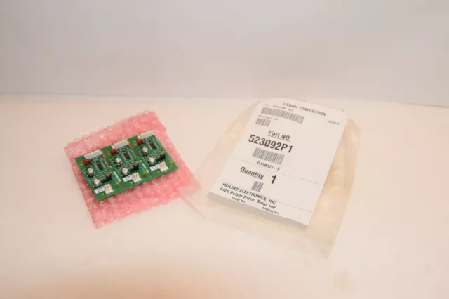 (NEW) EMERSON / LIEBERT / HEILIND 015B125-F 523092P1 Rev 5 Fan Control Board