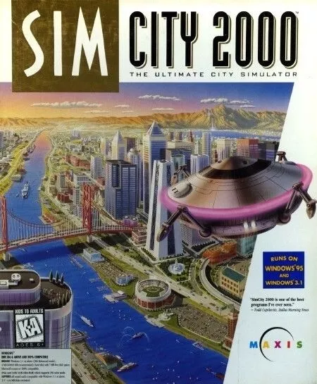 SIM CITY SIMCITY 2000 & URBAN RENEWAL +1Clk Windows 11 10 8 7 Vista XP Install