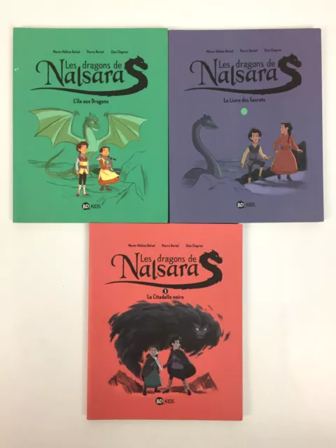 Les Dragons de Nalsara Lot 3 Livres BD Kids / Tomes 1 2 3