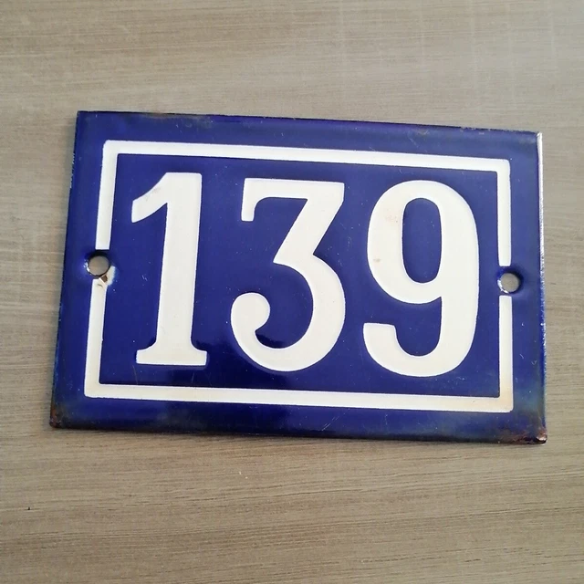 PARENCE.- Kit 2 Pièces Utile Pour La Maison/Plaque Pas De Pub Numéro De Porte Couleur Cuivré (Chiffre 1