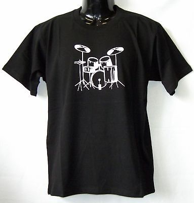T-Shirt * Drums*  Schwarz S - XXL