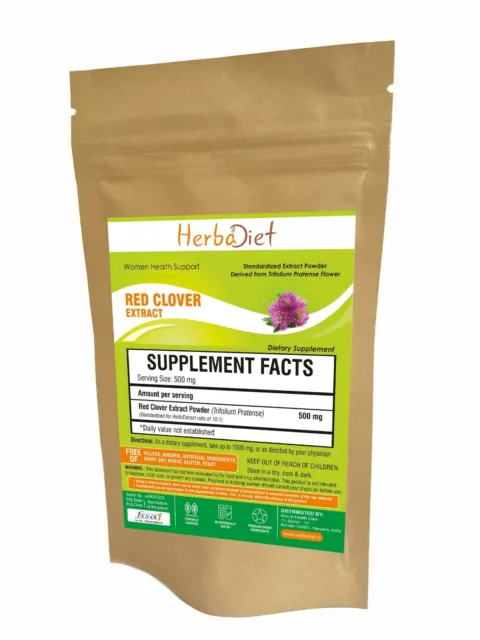 Red Clover Extract Powder Female Hormonal Balance, Menopause, Hot Flushes, HRT