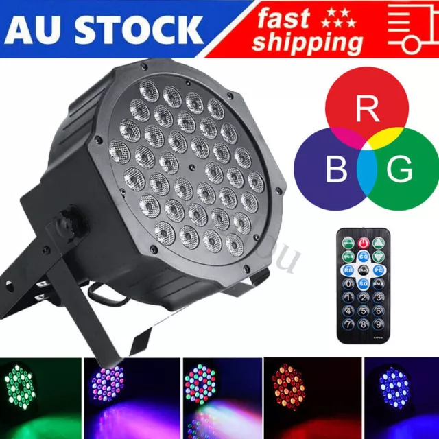 108W 36LED RGB Par Light Beam Stage Light DMX Party DJ Disco KTV Lights W/Remote