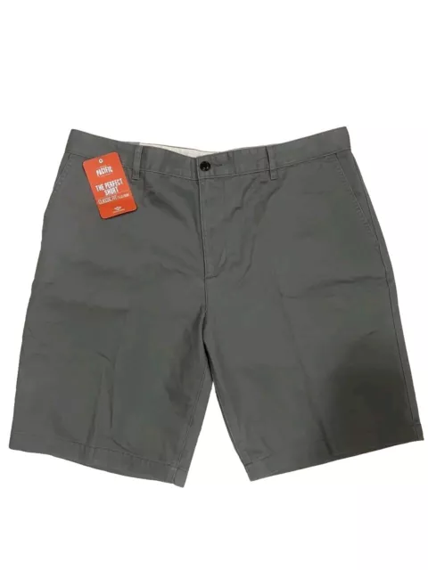 NWT Mens Dockers Pacific Collection The Perfect Short Classic Fit Size 38 Gray