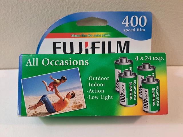 Fujifilm Superia X-Tra 400 35mm Color Film - 4 Rolls x 24 Exposure - Exp. 2015