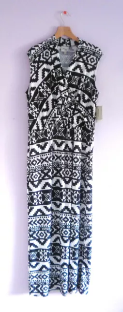 Beige by eci New York Maxi Dress Large NWT Sleeveless Stretch