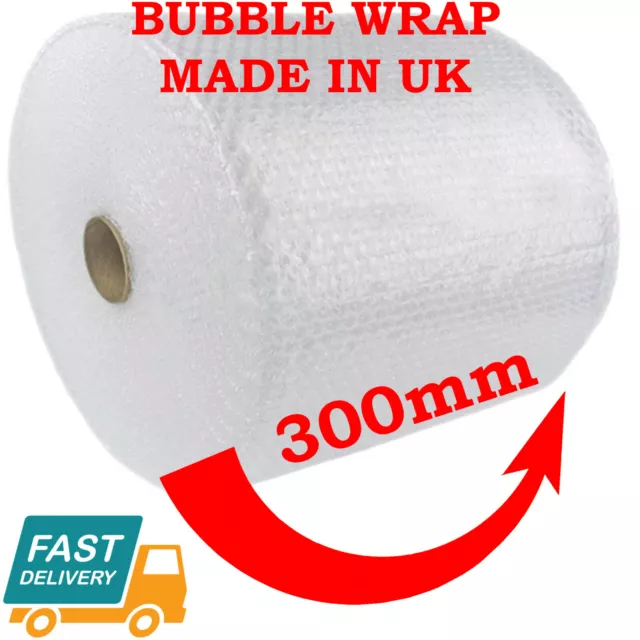 300MM x 100M SMALL BUBBLE WRAP CUSHIONING QUALITY BUBBLE 100 METERS LONG ROLL