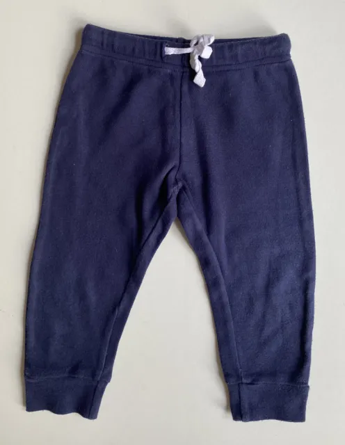 Le Edit kids toddler size 2 years blue drawstring elastic waist leggings, VGUC