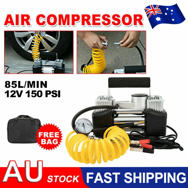HEAVY DUTY 12V Portable Car Air Compressor Auto Tire Pump Tyre Inflator