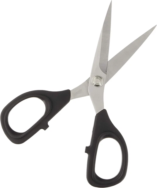 Tijeras bordadas de 5 1/2 pulgadas, mango negro