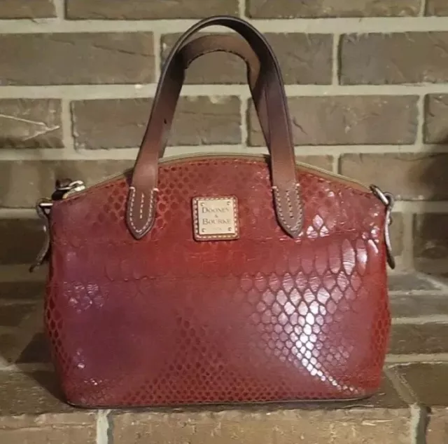 Dooney And Bourke Satchel Red/Burgundy