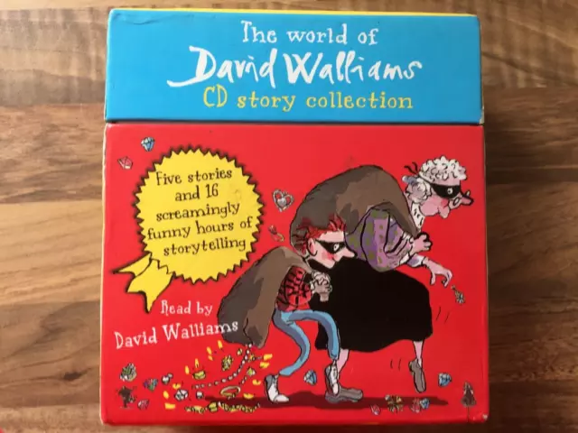 The World of David Walliams CD Story Collection - 14 CDs 5 Stories audio box set
