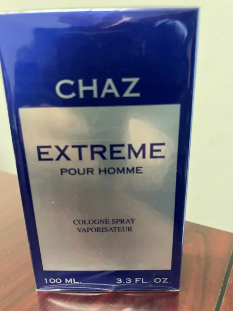 CHAZ EXTREME POUR HOMME 3.3 FL oz / 100 ML Cologne Spray New In Sealed Box
