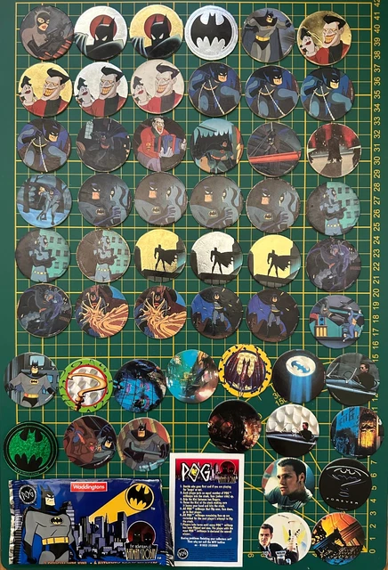 Lot De Pogs Casper Du N°81 Au N°99, Classique Et Fluo, 1995