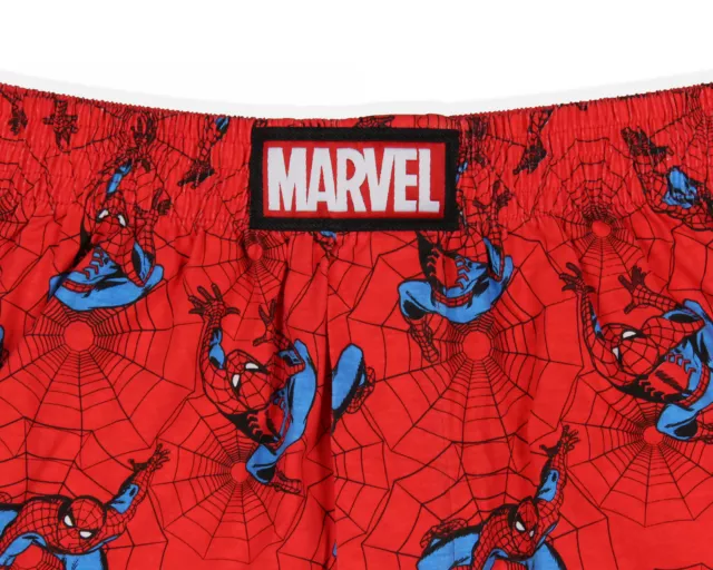 Marvel Men's Spider-Man Retro Character Print Boxers Sleep Shorts Underwear 3