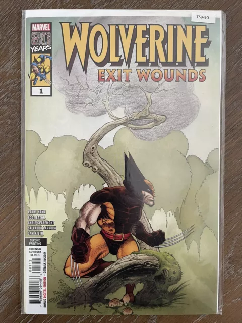 Wolverine Exit Wounds #1 Marvel Comic Book 2Nd Print High Grade 9.6 Ts9-90