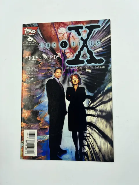 The X-Files #6 Topps Comic Book. High Grade - Bagged & Boarded