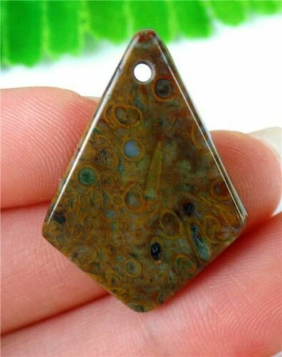 AGATE CRAZY LACE, Gemme Agate, Pendentif Pierre fine, CABOCHON AGATE du MEXIQUE