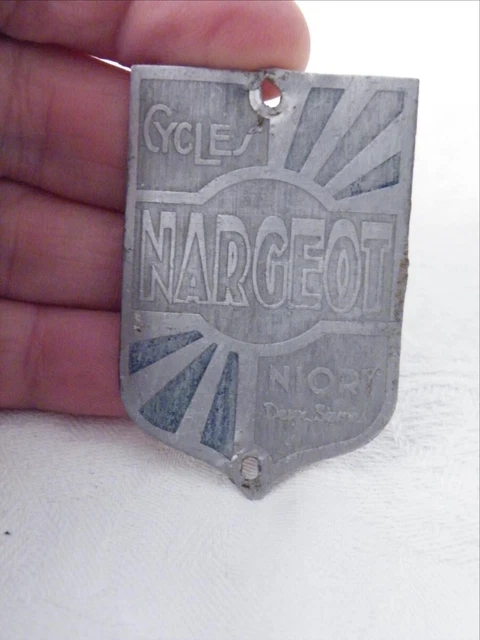 rare plaque de vélo ancienne cycles motoconfort | UK