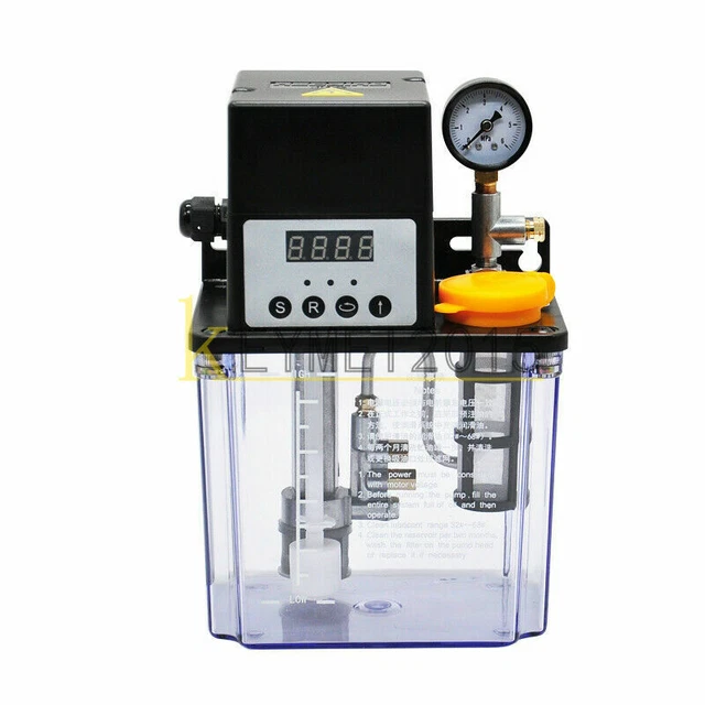 1PCS NEW 2L Automatic Lubrication Pump CNC Digital Electronic Timer Oiler 220V