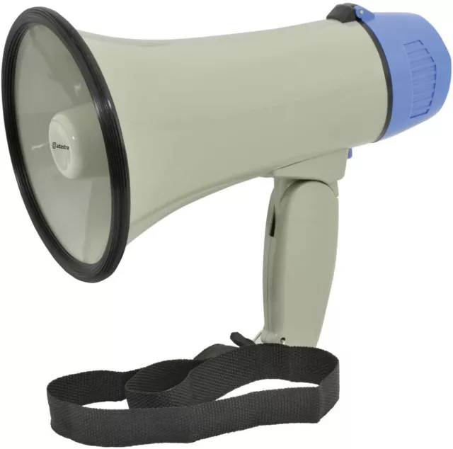 Adastra Portable Megaphone 10W Voice Siren Microphone Speaker