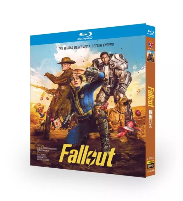 FALLOUT SEASON 1 (2024) TV Series 2 Disc Bluray All Region free Boxed