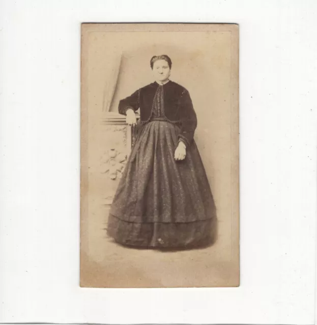 CDV Foto Feine Dame - 1860er