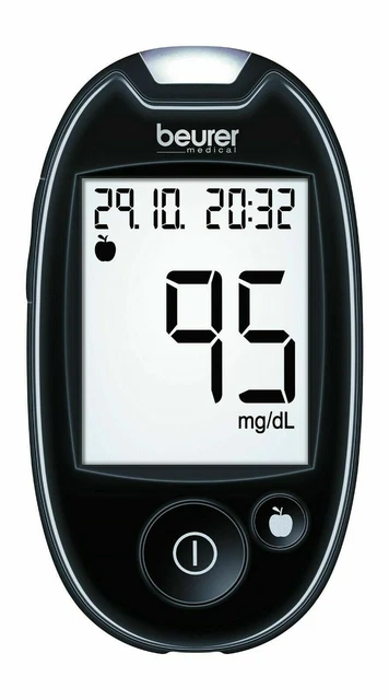 beurer GL 44 Messgerät mg/dl + 10-210 Teststreifen - OVP vom med.Fachhändler