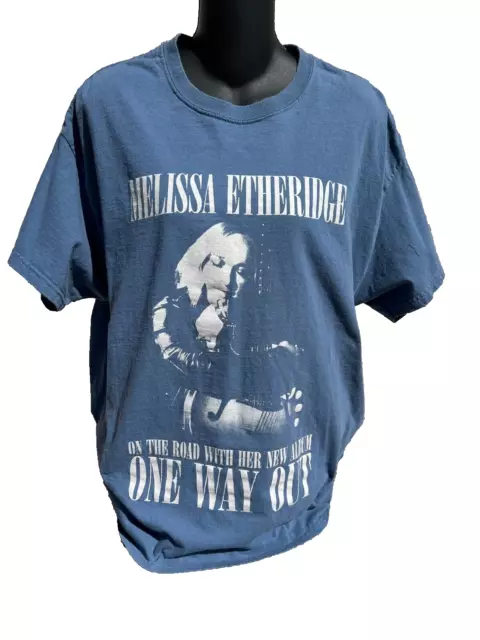 Melissa Etheridge T Shirt 2021 On The Road With New Album One Way Out Size XL