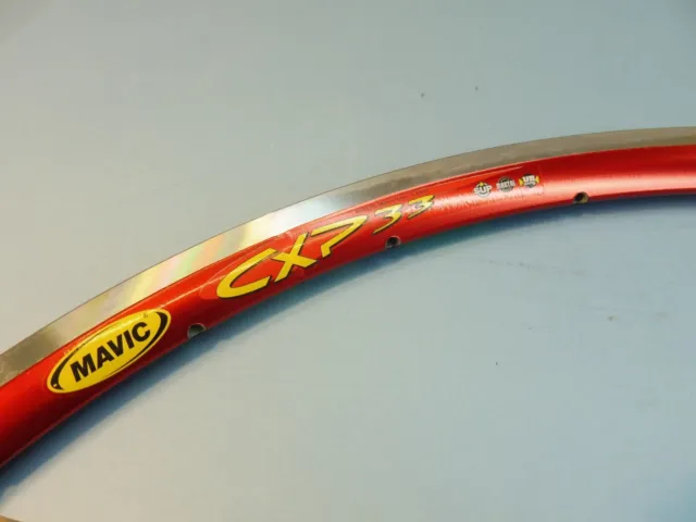 Mavic CXP 33 Red  28 h  Clincher  rim   /   NOS L'eroica