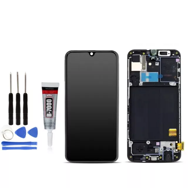 ECRAN avec CHASSIS pour SAMSUNG GALAXY A40 SM-A405F OUTILS et COLLE