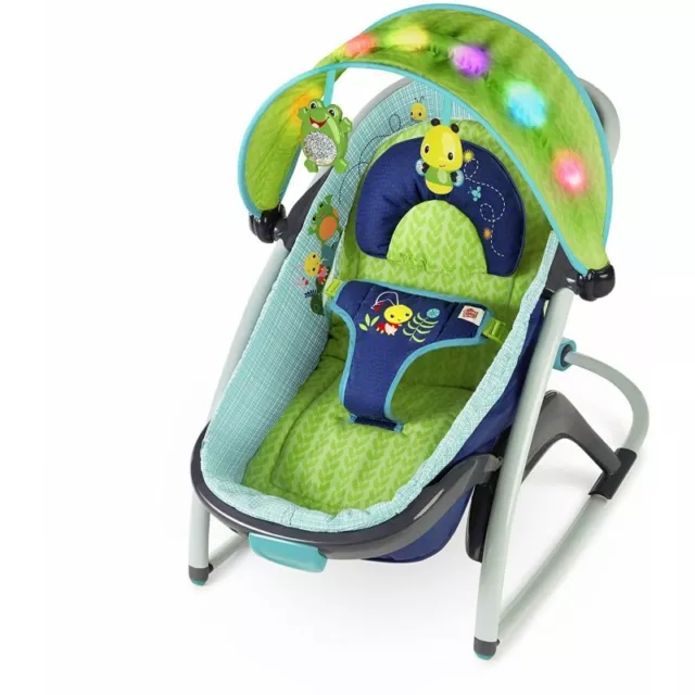 BRIGHT STARTS 3in1 Cradle bouncer - Green