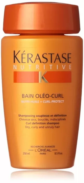 KERASTASE NUTRITIVE BAIN OLEO-CURL CURL DEFINITION SHAMPOO 8.5oz
