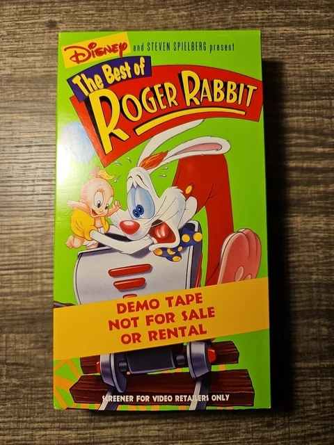 THE BEST OF Roger Rabbit VHS Disney Screener Demo Tape £3.91 - PicClick UK