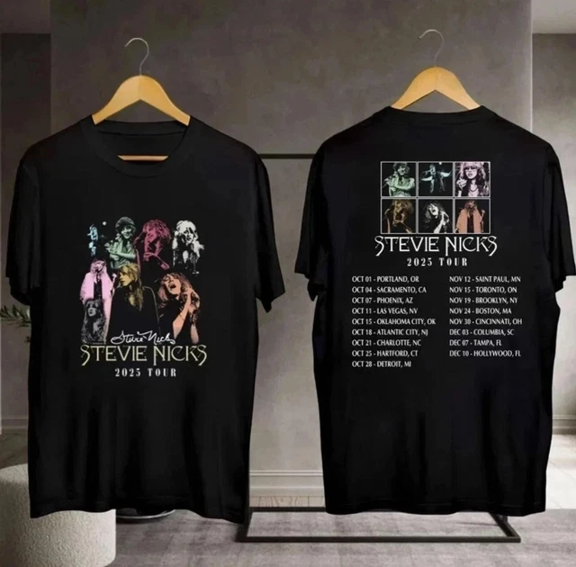 T-shirt Stevie Nicks Tour 2025 - Ristampa USA, Taglia M, Unisex - OFFERTA 30%
