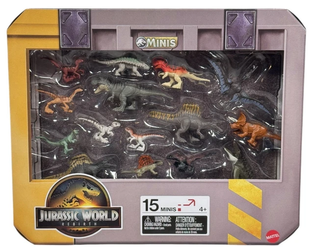MATTEL - JURASSIC World: Rebirth Mini Dinosaur 15-Pack [New Toy] Figure